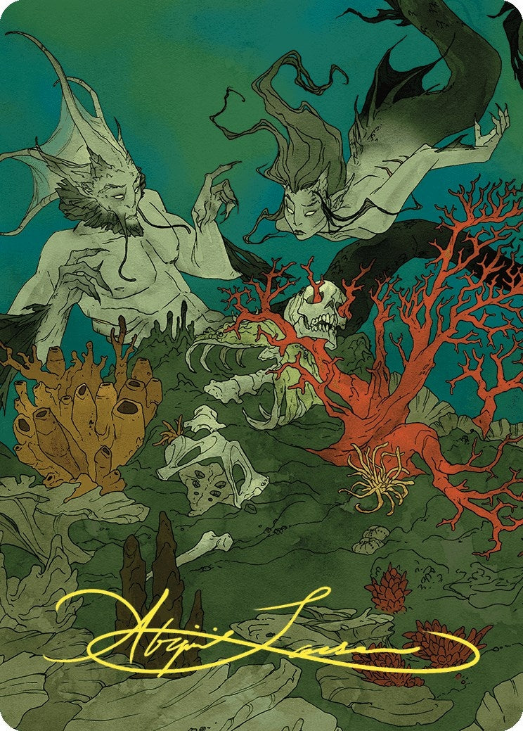 Image for Curiosity Art Card (Gold-Stamped Signature) (Art Series: Wilds of Eldraine) (65) - Magic: The Gathering