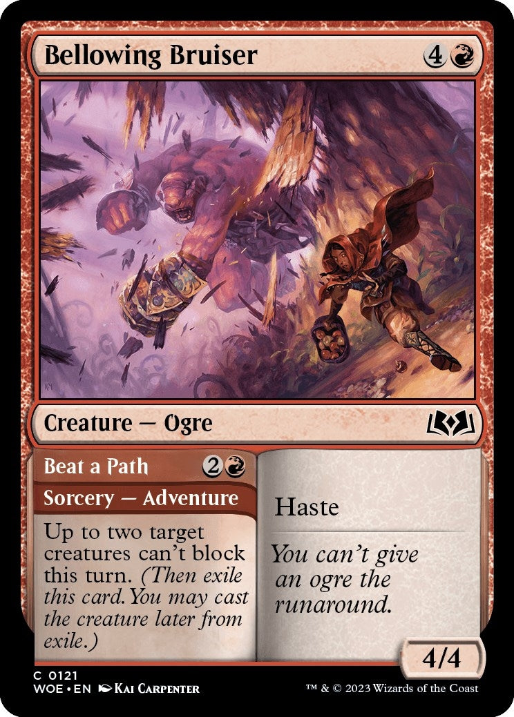 Image for Bellowing Bruiser (Wilds of Eldraine) (121) - Magic: The Gathering