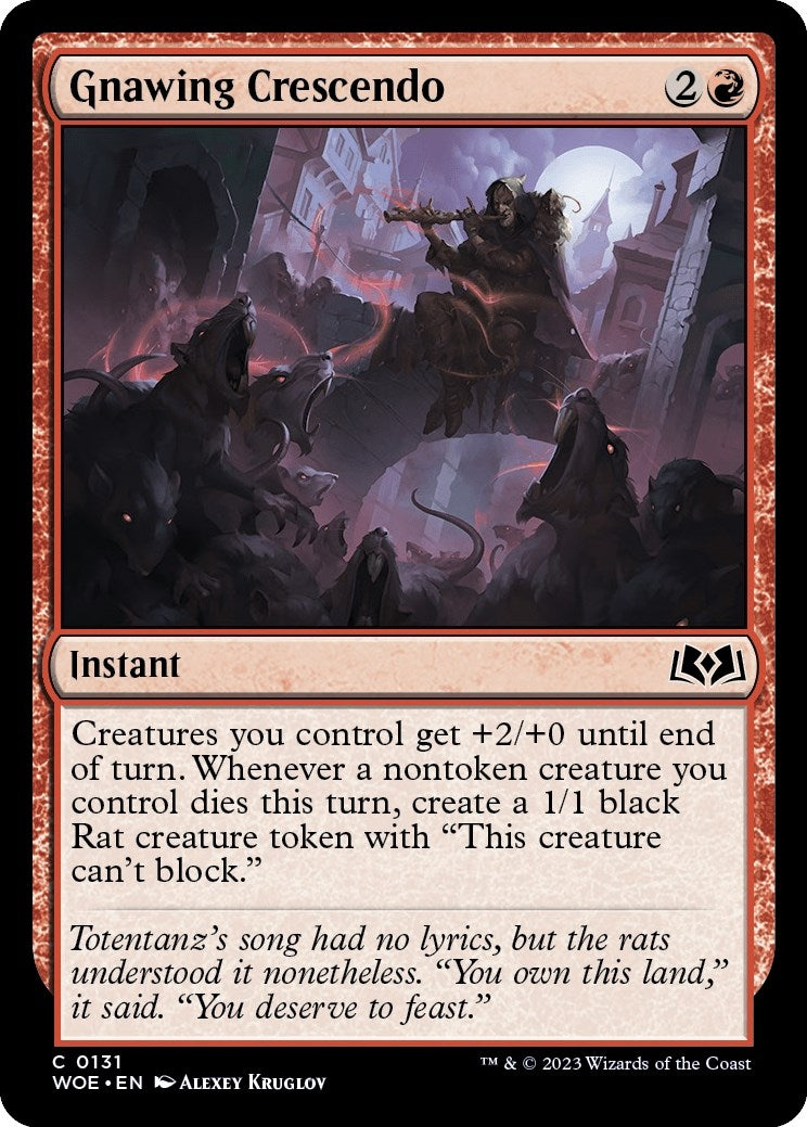 Image for Gnawing Crescendo (Wilds of Eldraine) (131) - Magic: The Gathering