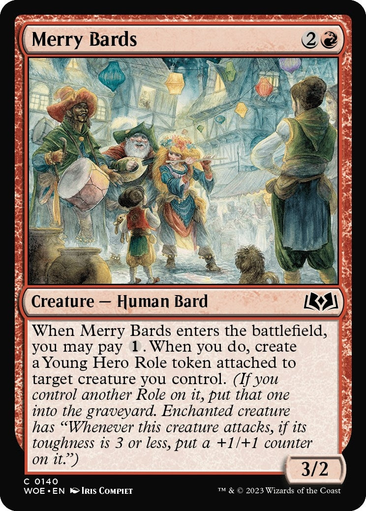 Image for Merry Bards (Wilds of Eldraine) (140) - Magic: The Gathering