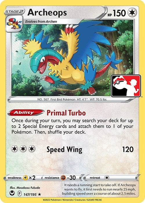 Image for Archeops (Prize Pack Series Cards) (147/195) - Pokemon