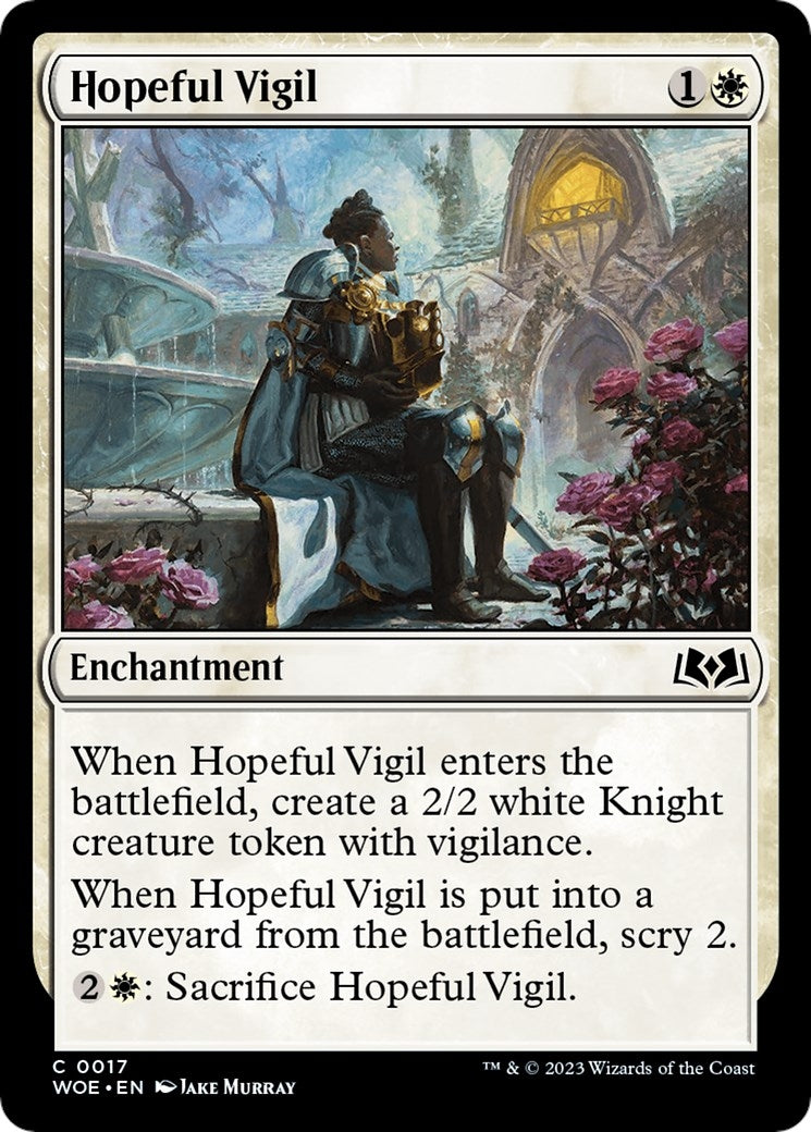 Image for Hopeful Vigil (Wilds of Eldraine) (17) - Magic: The Gathering