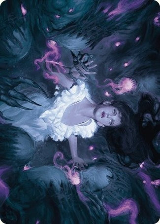 Image for Neva, Stalked by Nightmares Art Card (Art Series: Wilds of Eldraine) (30) - Magic: The Gathering
