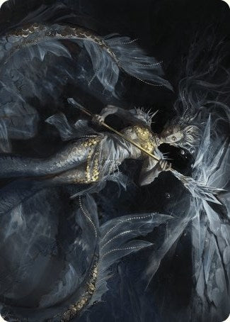 Image for Sharae of Numbing Depths Art Card (Art Series: Wilds of Eldraine) (32) - Magic: The Gathering