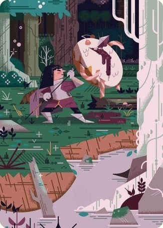 Image for Stab Wound Art Card (Art Series: Wilds of Eldraine) (69) - Magic: The Gathering