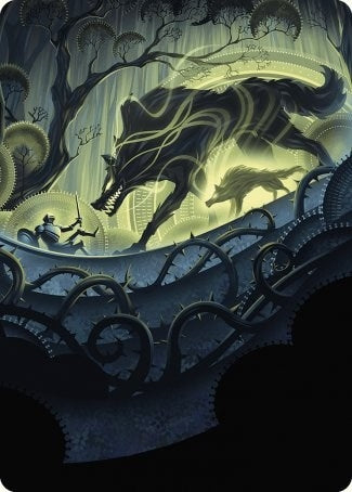 Image for Unnatural Growth Art Card (Art Series: Wilds of Eldraine) (75) - Magic: The Gathering
