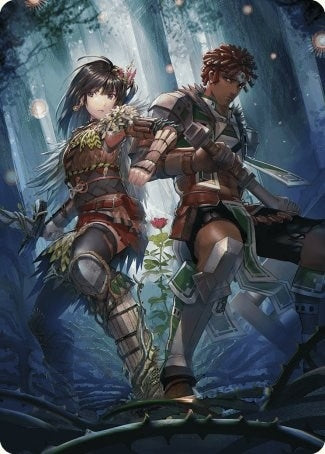 Image for Defense of the Heart Art Card (Art Series: Wilds of Eldraine) (81) - Magic: The Gathering