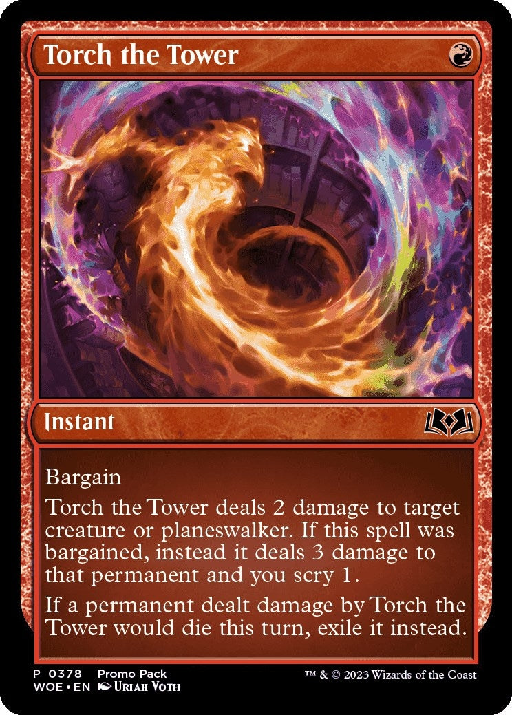 Image for Torch the Tower (Promo Pack: Wilds of Eldraine) (378) - Magic: The Gathering