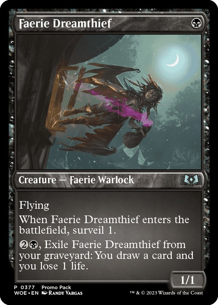 Image for Faerie Dreamthief (Promo Pack: Wilds of Eldraine) (377) - Magic: The Gathering