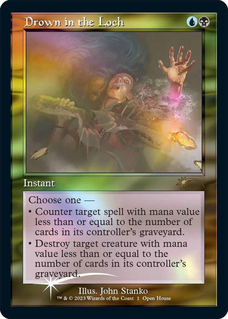 Image for Drown in the Loch (Retro Frame) (Open House Promos) (1) - Magic: The Gathering