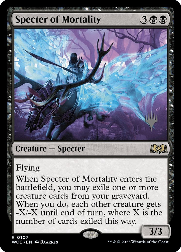 Image for Specter of Mortality (Promo Pack: Wilds of Eldraine) (107) - Magic: The Gathering