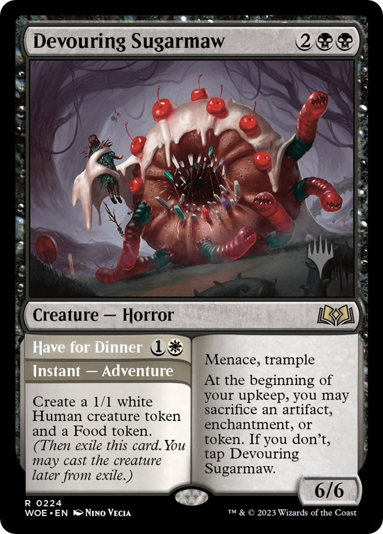 Image for Devouring Sugarmaw (Promo Pack: Wilds of Eldraine) (224) - Magic: The Gathering