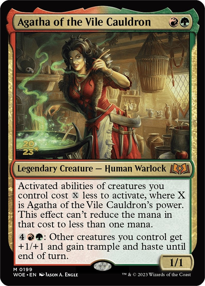 Image for Agatha of the Vile Cauldron (Prerelease Cards) (199) - Magic: The Gathering