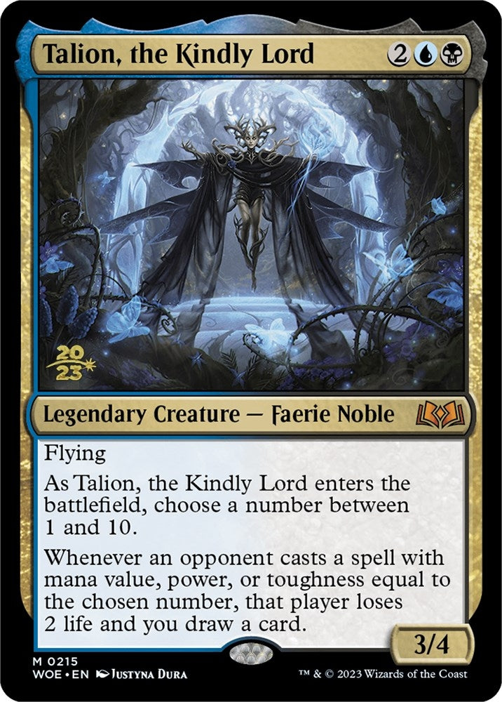Image for Talion, the Kindly Lord (Prerelease Cards) (215) - Magic: The Gathering
