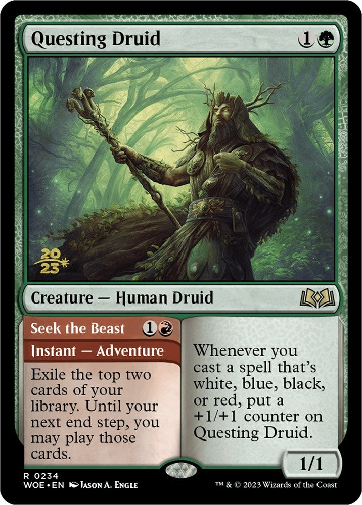 Image for Questing Druid (Prerelease Cards) (234) - Magic: The Gathering
