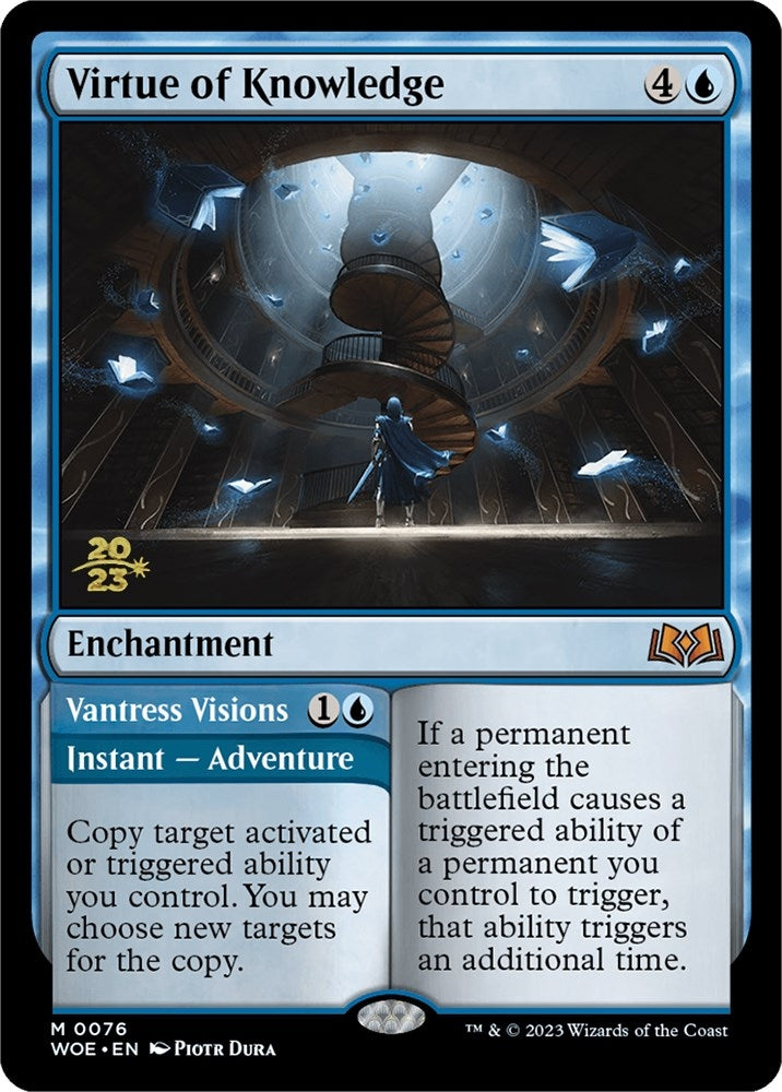 Image for Virtue of Knowledge (Prerelease Cards) (76) - Magic: The Gathering