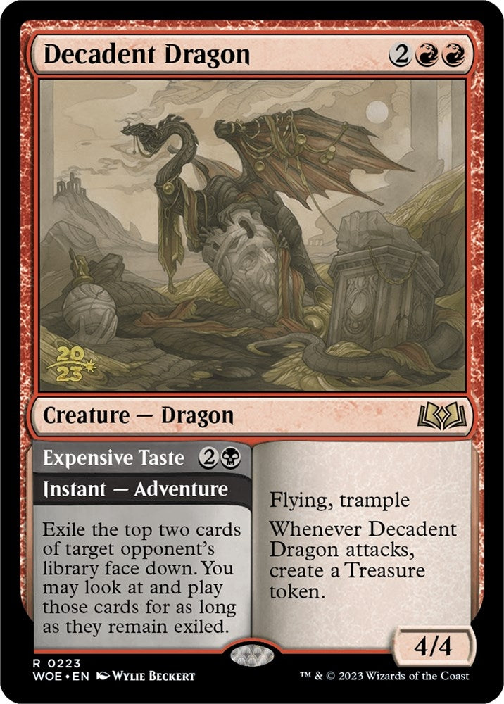 Image for Decadent Dragon (Prerelease Cards) (223) - Magic: The Gathering