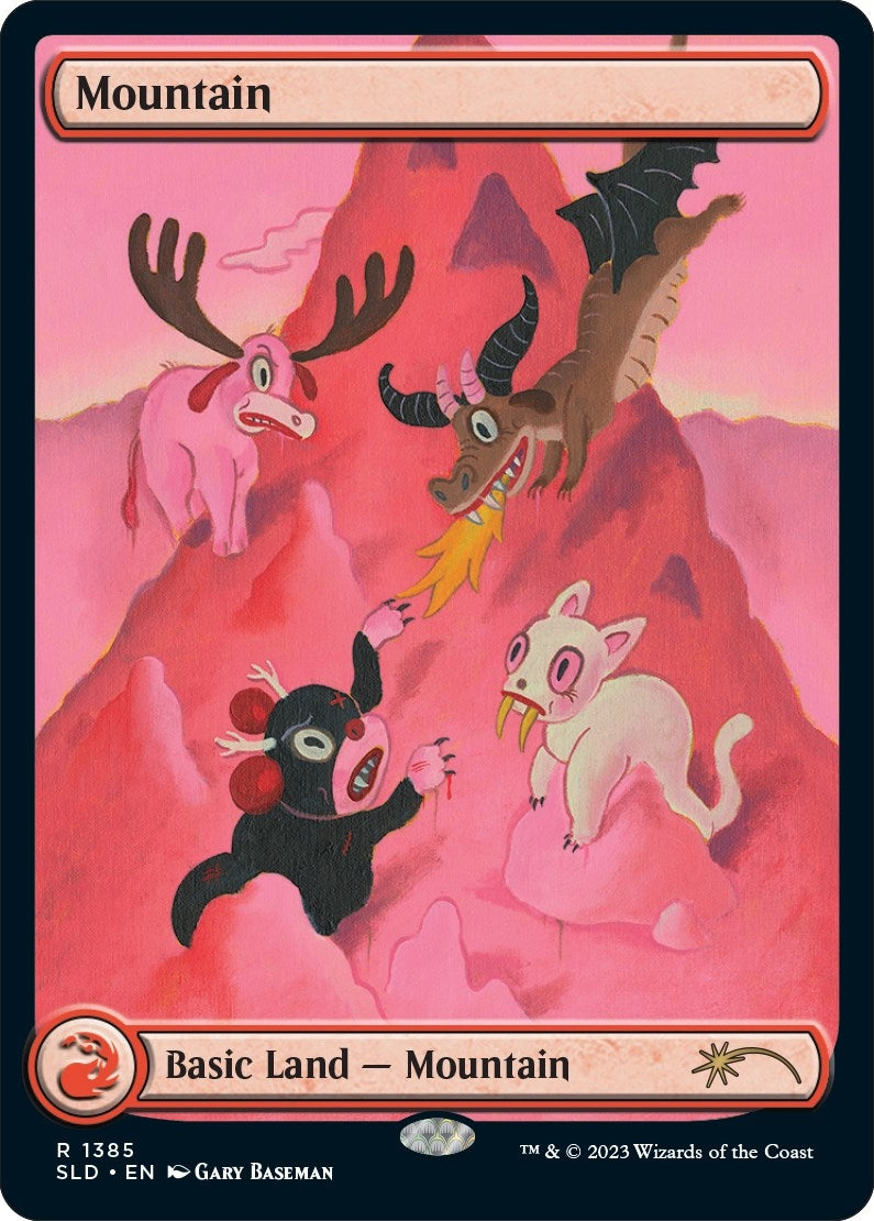 Image for Mountain (1385) (Secret Lair Drop Series) (1385) - Magic: The Gathering