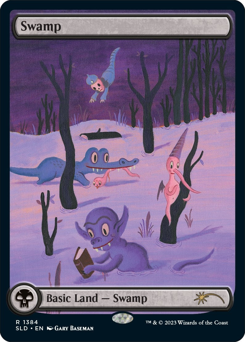 Image for Swamp (1384) (Secret Lair Drop Series) (1384) - Magic: The Gathering