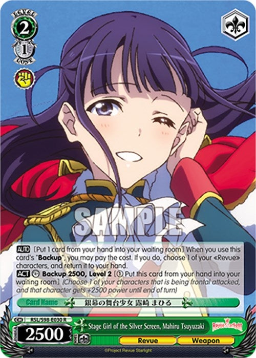 Image for Stage Girl of the Silver Screen, Mahiru Tsuyuzaki (Revue Starlight The Movie) (RSL/S98-E030 R) - Weiss Schwarz
