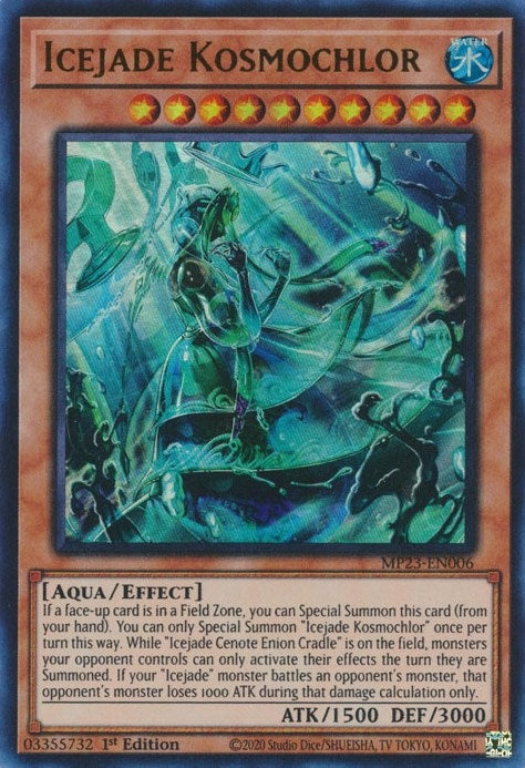 Image for Icejade Kosmochlor (25th Anniversary Tin: Dueling Heroes Mega Pack) (MP23-EN006) - YuGiOh