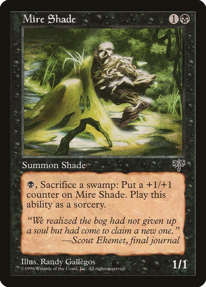 Image for Mire Shade (Mirage) - Magic: The Gathering