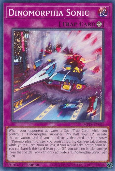 Image for Dinomorphia Sonic (25th Anniversary Tin: Dueling Heroes Mega Pack) (MP23-EN041) - YuGiOh
