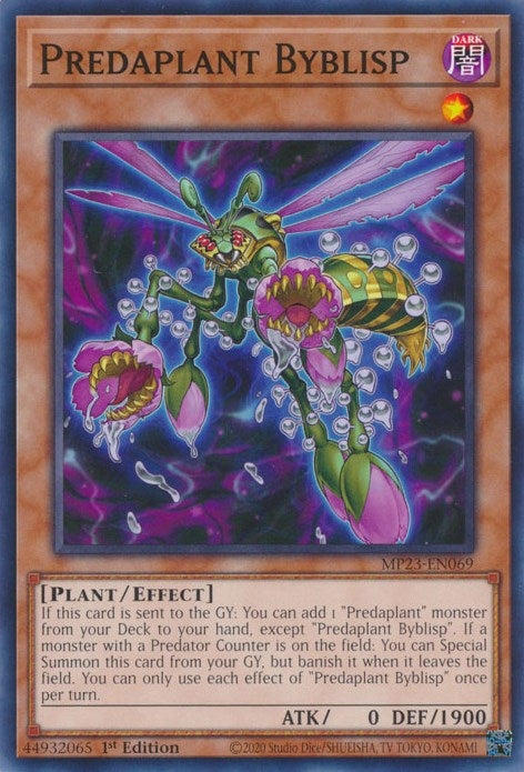 Image for Predaplant Byblisp (25th Anniversary Tin: Dueling Heroes Mega Pack) (MP23-EN069) - YuGiOh