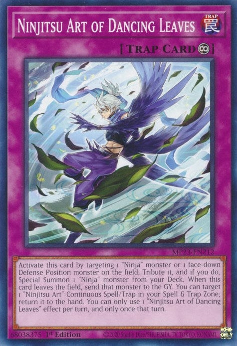 Image for Ninjitsu Art of Dancing Leaves (25th Anniversary Tin: Dueling Heroes Mega Pack) (MP23-EN212) - YuGiOh