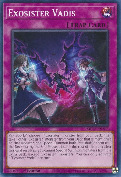 Image for Exosister Vadis (25th Anniversary Tin: Dueling Heroes Mega Pack) (MP23-EN263) - YuGiOh