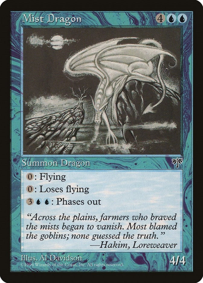 Image for Mist Dragon (Mirage) - Magic: The Gathering