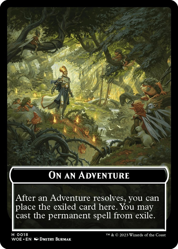 Image for Emblem - On an Adventure (Wilds of Eldraine) (18) - Magic: The Gathering