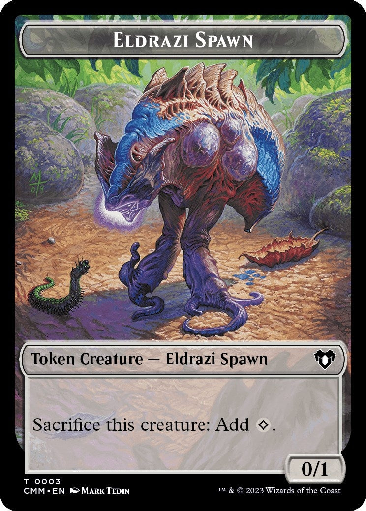 Image for Eldrazi Spawn // Rat Double-Sided Token (Commander Masters) (3 // 17) - Magic: The Gathering