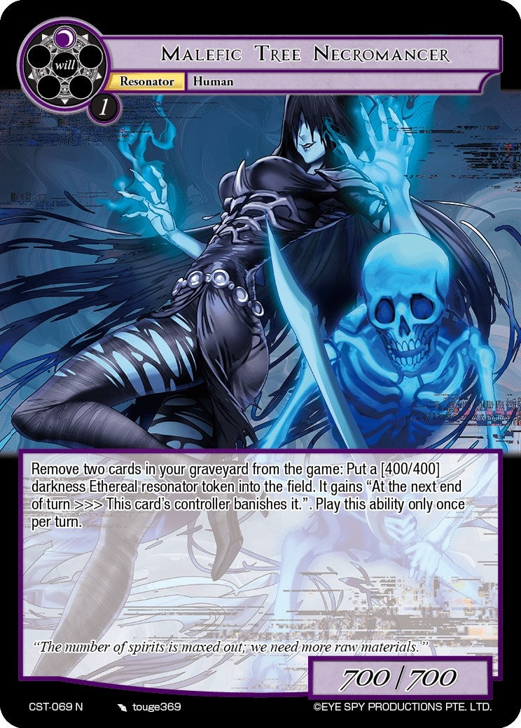 Image for Malefic Tree Necromancer (Clash of the Star Trees) (CST-069 N) - Force of Will