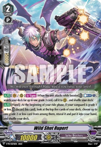 Image for Wild Shot Rupert (V Promo Cards) (V-PR/0276EN) - Cardfight Vanguard