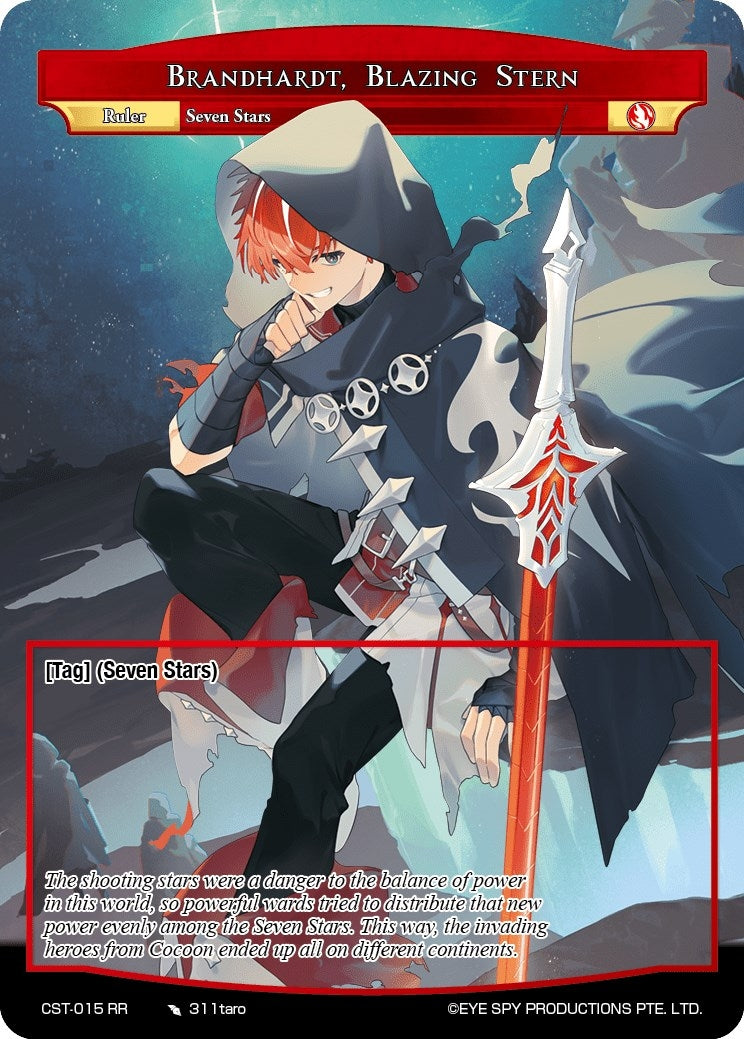 Image for Brandhardt, Blazing Stern (Clash of the Star Trees) (CST-015 RR) - Force of Will