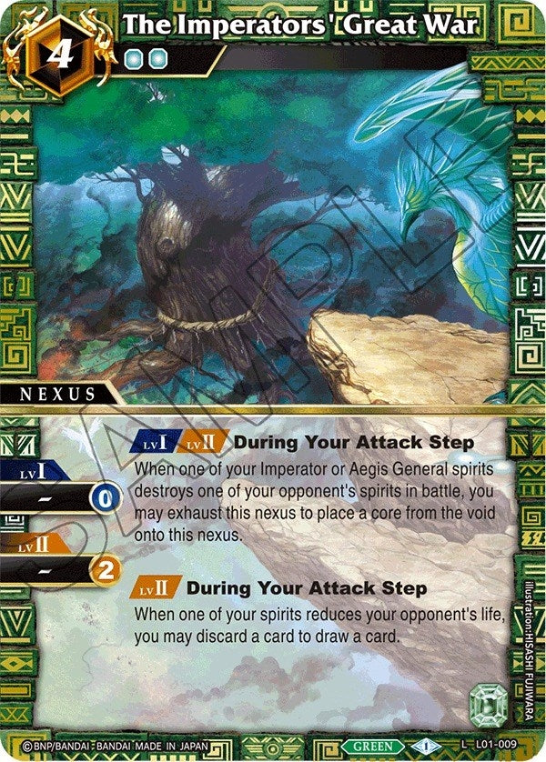 Image for The Imperators' Great War (Lore Set 01: Ancient Heroes) (L01-009) - Battle Spirits Saga