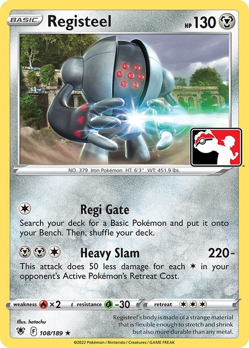 Image for Registeel (Prize Pack Series Cards) (108/189) - Pokemon