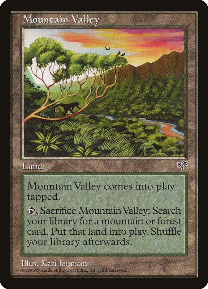 Image for Mountain Valley (Mirage) - Magic: The Gathering