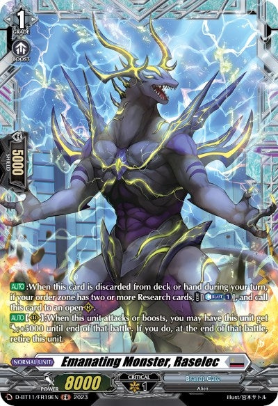 Image for Emanating Monster, Raselec (FR) (D-BT11) (1119)