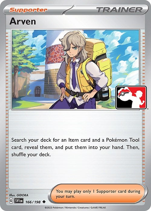 Image for Arven (Prize Pack Series Cards) (166/198) - Pokemon