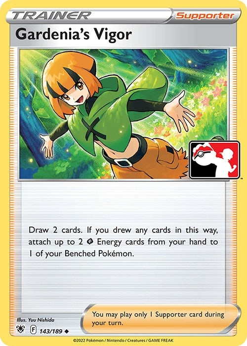 Image for Gardenia's Vigor (Prize Pack Series Cards) (143/189) - Pokemon