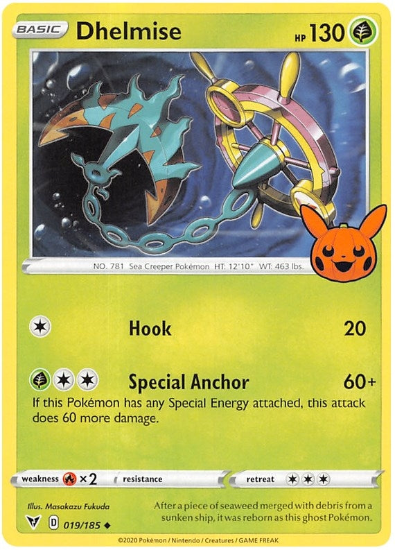 Image for Dhelmise (Trick or Trade BOOster Bundle 2023) (019/185) - Pokemon