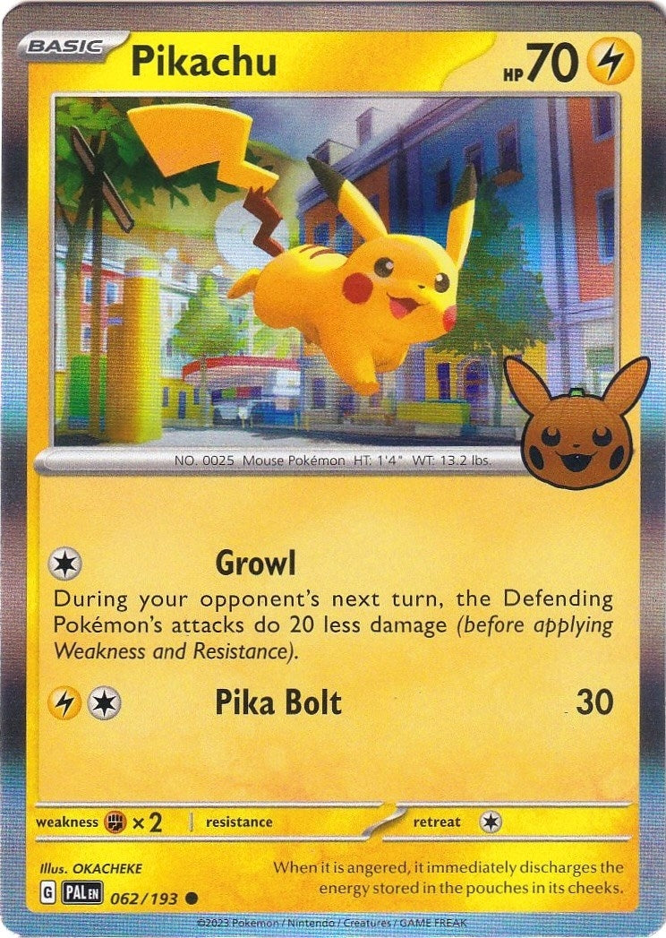 Image for Pikachu (Trick or Trade BOOster Bundle 2023) (062/193) - Pokemon