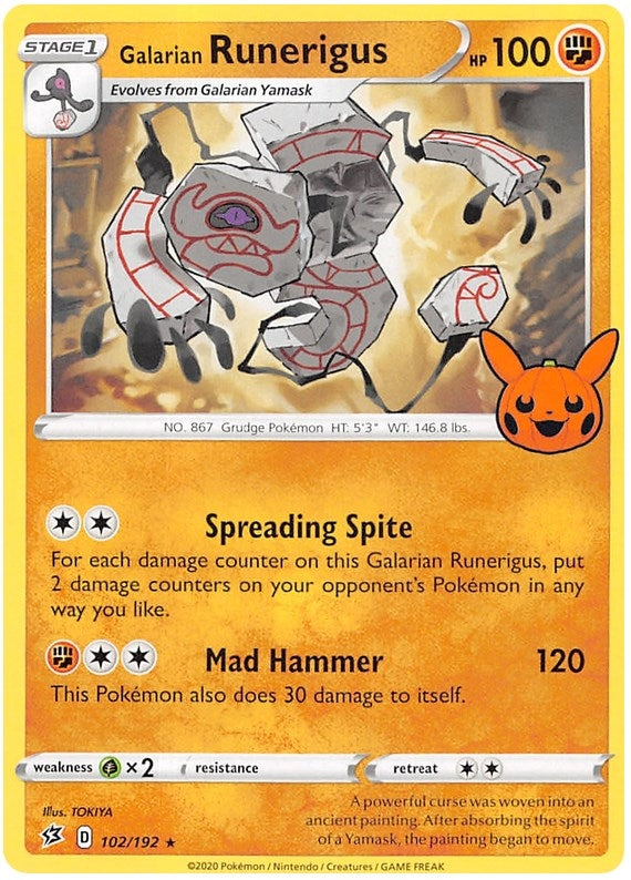 Image for Galarian Runerigus (Trick or Trade BOOster Bundle 2023) (102/192) - Pokemon