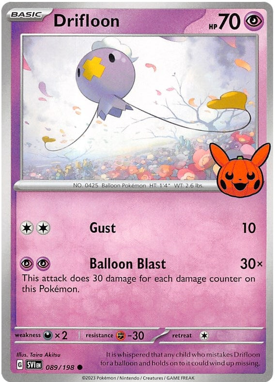 Image for Drifloon (Trick or Trade BOOster Bundle 2023) (089/198) - Pokemon