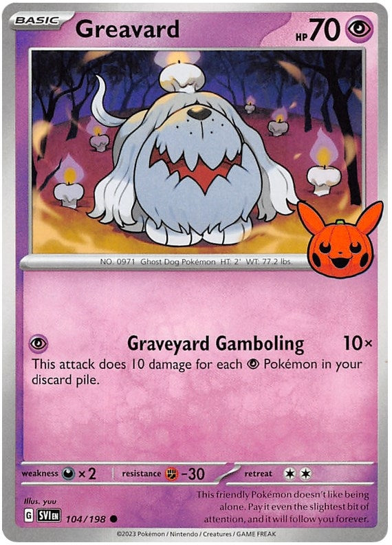 Image for Greavard (Trick or Trade BOOster Bundle 2023) (104/198) - Pokemon