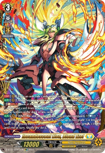 Image for Incandescent Lion, Blond Ezel (FFR) (D-BT11) (1111)