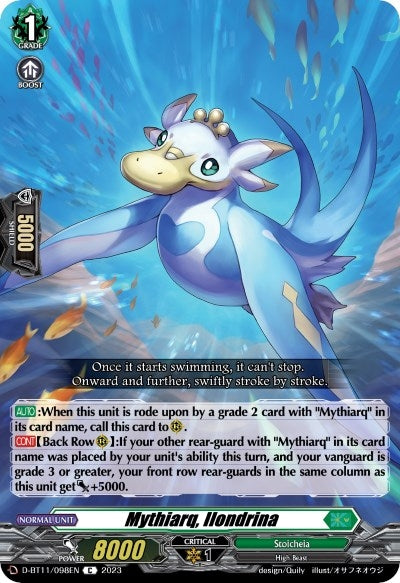 Image for Mythiarq, Ilondrina (D-BT11: Clash of the Heroes) (D-BT11/098EN) - Cardfight Vanguard