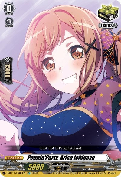 Image for Poppin'Party, Arisa Ichigaya (D-BT11: Clash of the Heroes) (D-BT11/EX05EN) - Cardfight Vanguard